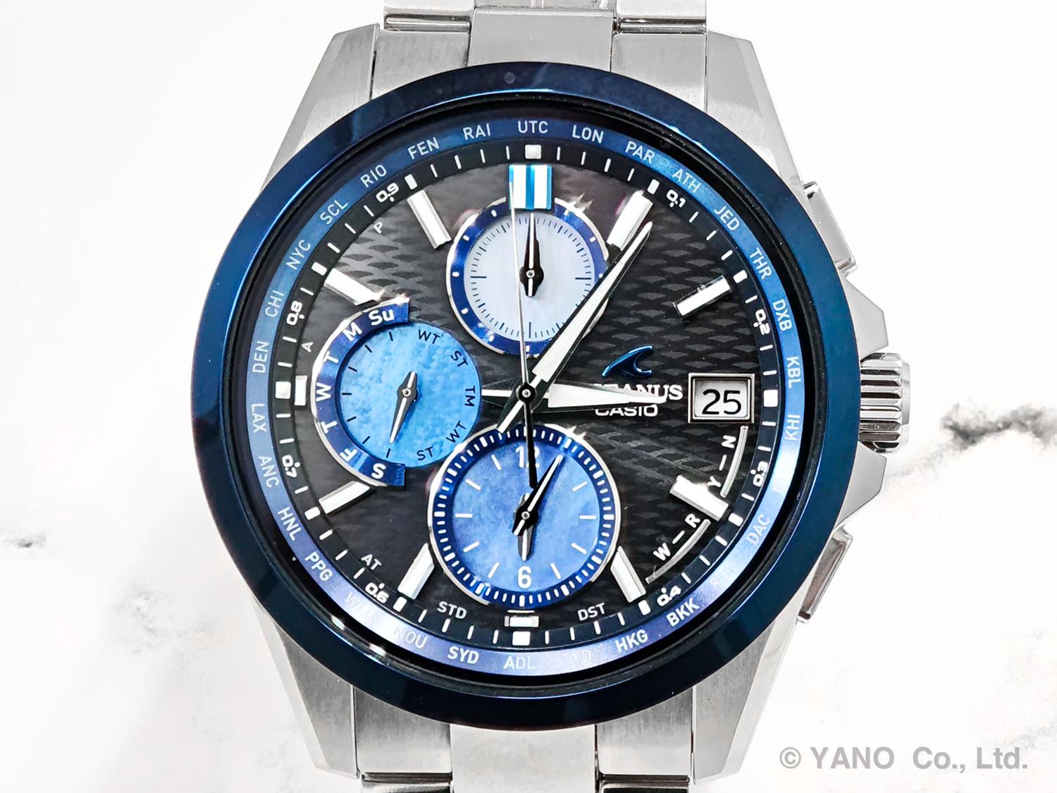 CASIO カシオ OCEANUS オシアナス Classic Line 阿波藍 白蝶貝モデル OCW-T2600AP-1AJF 日本製 腕時計 CASIO OCEANUS 【0526】※5月22日発売予定
