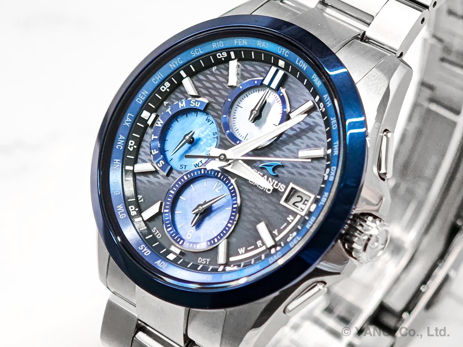 CASIO カシオ OCEANUS オシアナス Classic Line 阿波藍 白蝶貝モデル OCW-T2600AP-1AJF 日本製 腕時計 CASIO OCEANUS 【0526】※5月22日発売予定