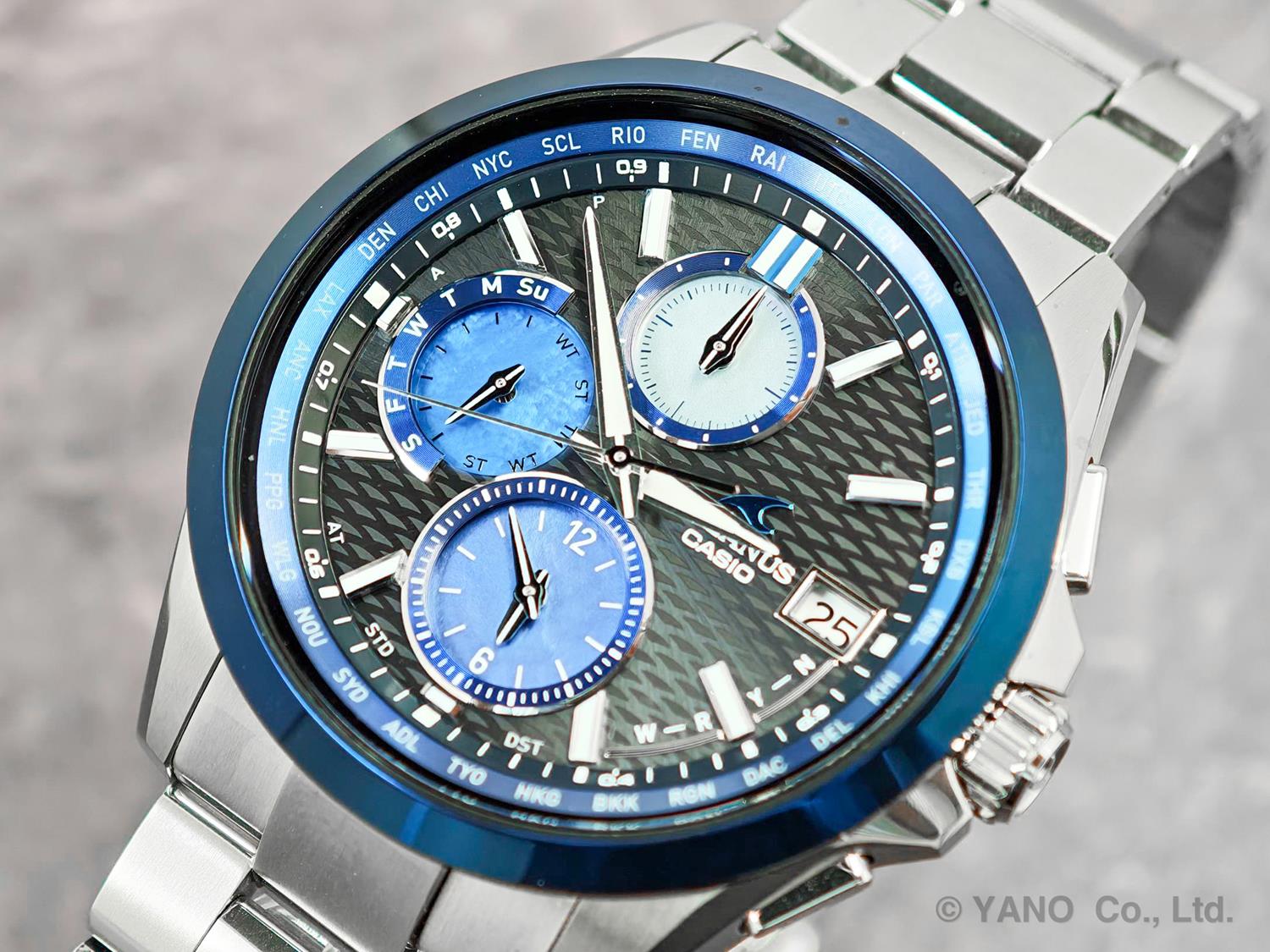 CASIO カシオ OCEANUS オシアナス Classic Line 阿波藍 白蝶貝モデル OCW-T2600AP-1AJF 日本製 腕時計 CASIO OCEANUS 【0526】※5月22日発売予定