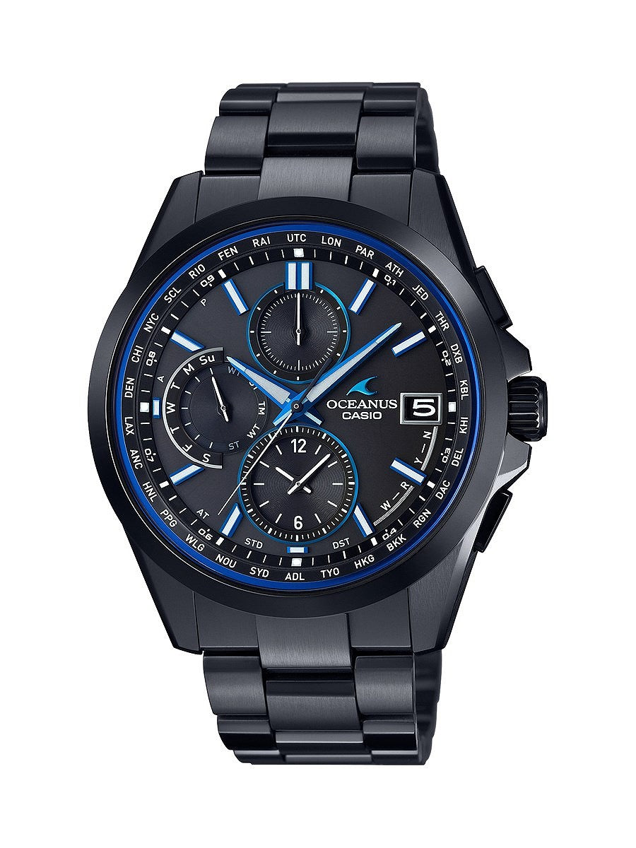 カシオオシアナスCASIOOCEANUS電波ソーラー電波時計腕時計メンズクロノグラフアナログタフソーラーOCW-T2500-1AJF【カシオオシアナスマンタ2013新作】【正規品】【送料無料】【楽ギフ_包装】