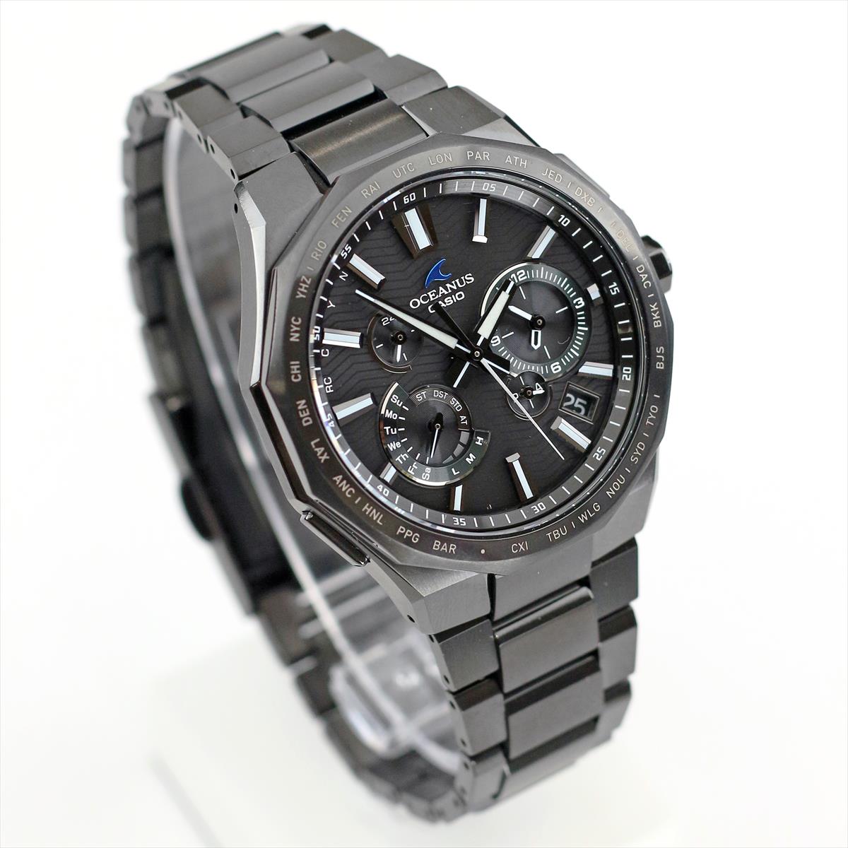 カシオ オシアナス OCW-T6000B-1AJF ソーラー 電波時計 コネクテッド 腕時計 メンズ CASIO OCEANUS【0225】_10spl