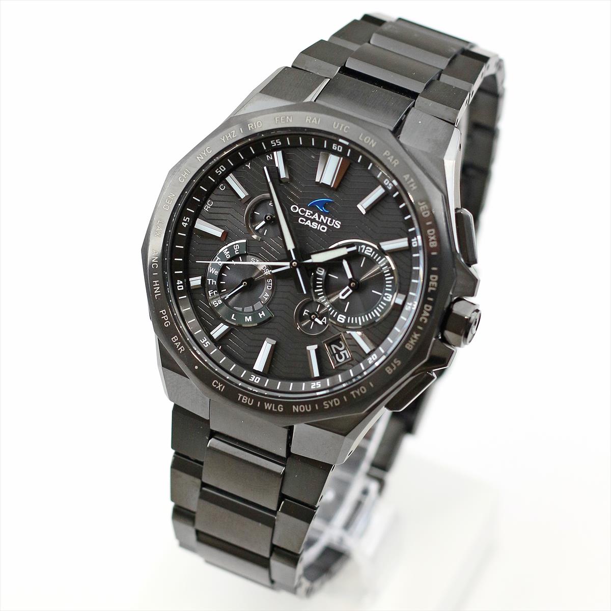 カシオ オシアナス OCW-T6000B-1AJF ソーラー 電波時計 コネクテッド 腕時計 メンズ CASIO OCEANUS【0225】_10spl