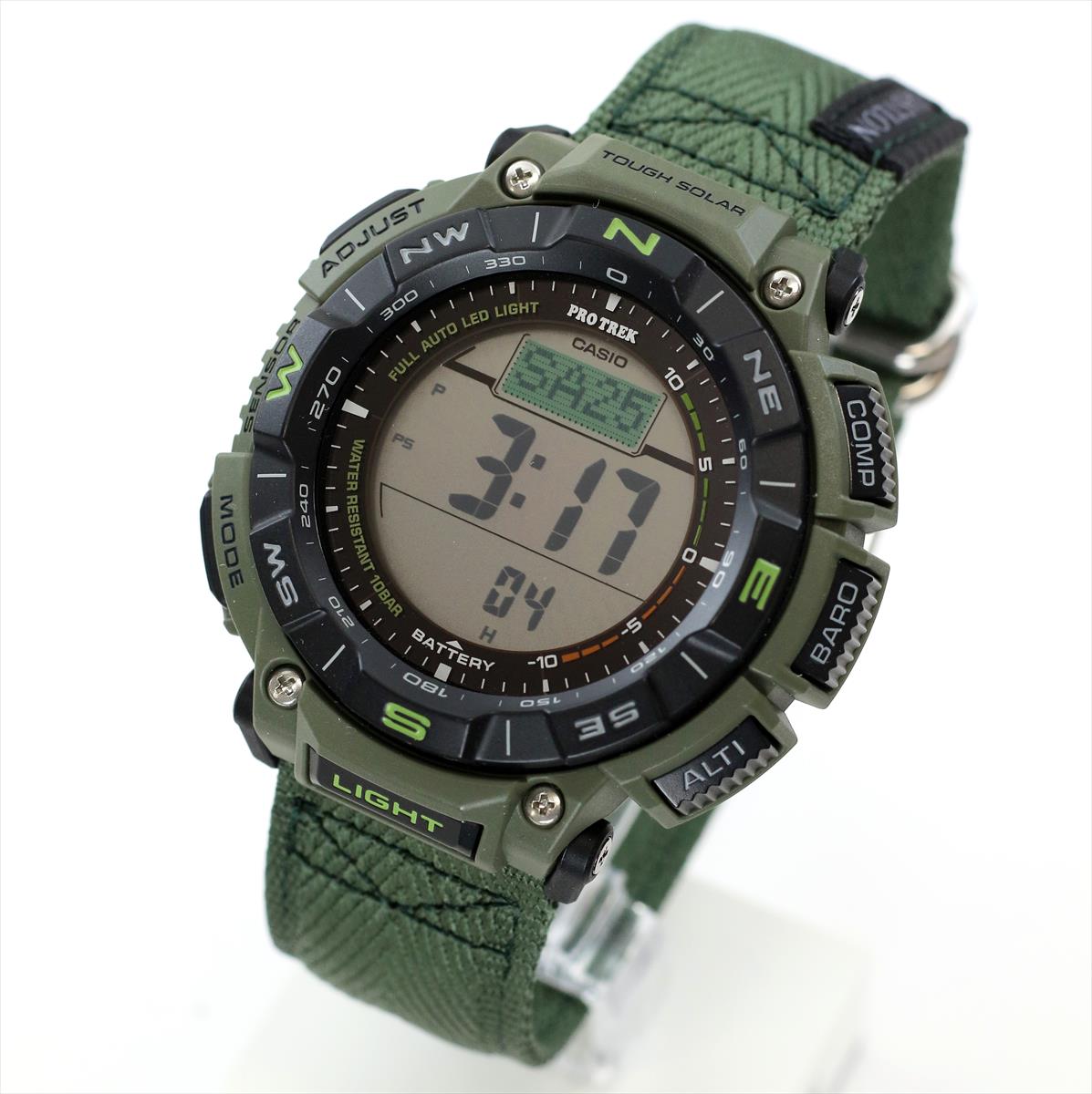 カシオ プロトレック PRG-340B-3JF CASTLONR/キャストロン クロスバンド タフソーラー CASIO PRO TREK Climber Line 【0225】
