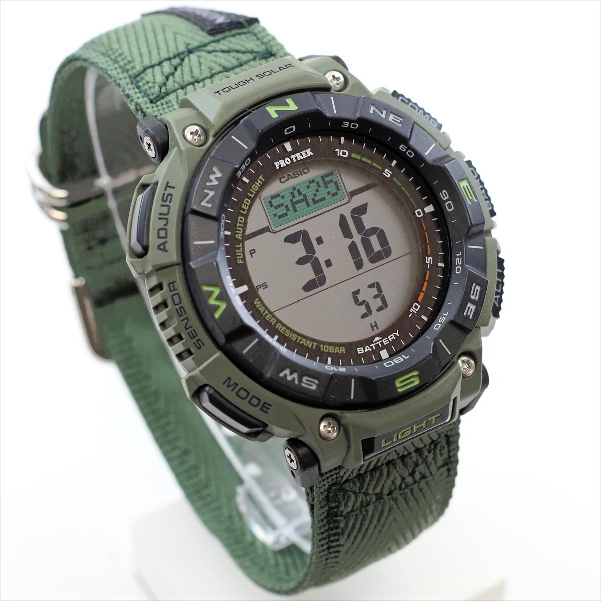 カシオ プロトレック PRG-340B-3JF CASTLONR/キャストロン クロスバンド タフソーラー CASIO PRO TREK Climber Line 【0225】