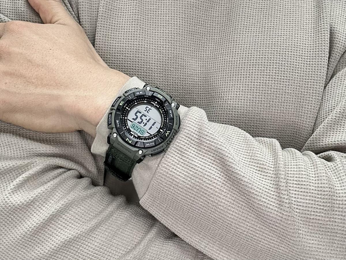 カシオ プロトレック PRG-340B-3JF CASTLONR/キャストロン クロスバンド タフソーラー CASIO PRO TREK Climber Line 【0225】