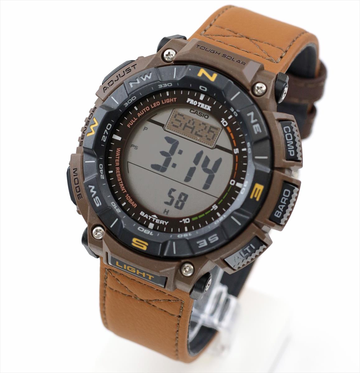 カシオ プロトレック PRG-340L-5JF コヨーテブラウン タフソーラー CASIO PRO TREK Climber Line 【0225】