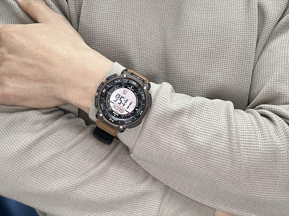 カシオ プロトレック PRG-340L-5JF コヨーテブラウン タフソーラー CASIO PRO TREK Climber Line 【0225】