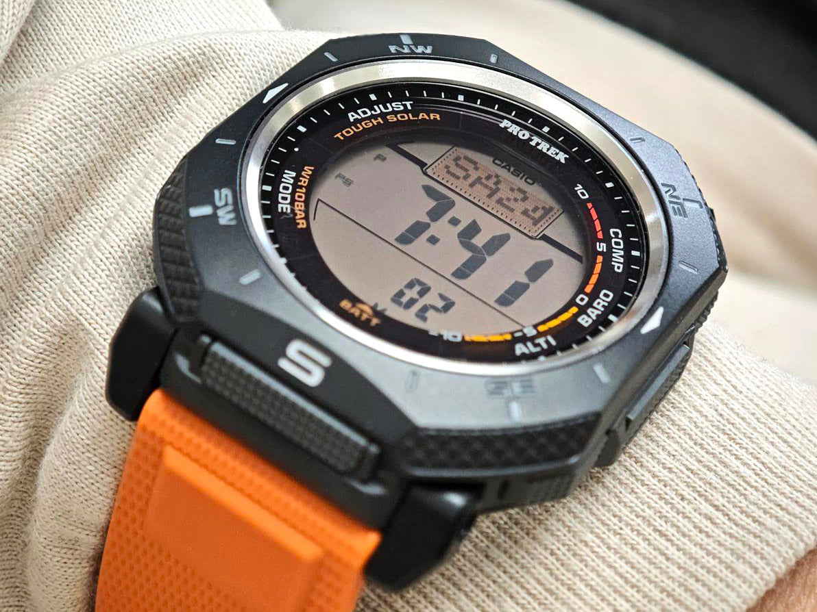 カシオ プロトレック クライマーライン PRG-69-4JF 角型 デジタル タフソーラー トリプルセンサー デュプレックスLCD CASIO PRO TREK 【0226】【rx01】※2月6日発売予定