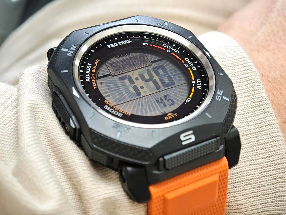 カシオ プロトレック クライマーライン PRG-69-4JF 角型 デジタル タフソーラー トリプルセンサー デュプレックスLCD CASIO PRO TREK 【0226】【rx01】※2月6日発売予定