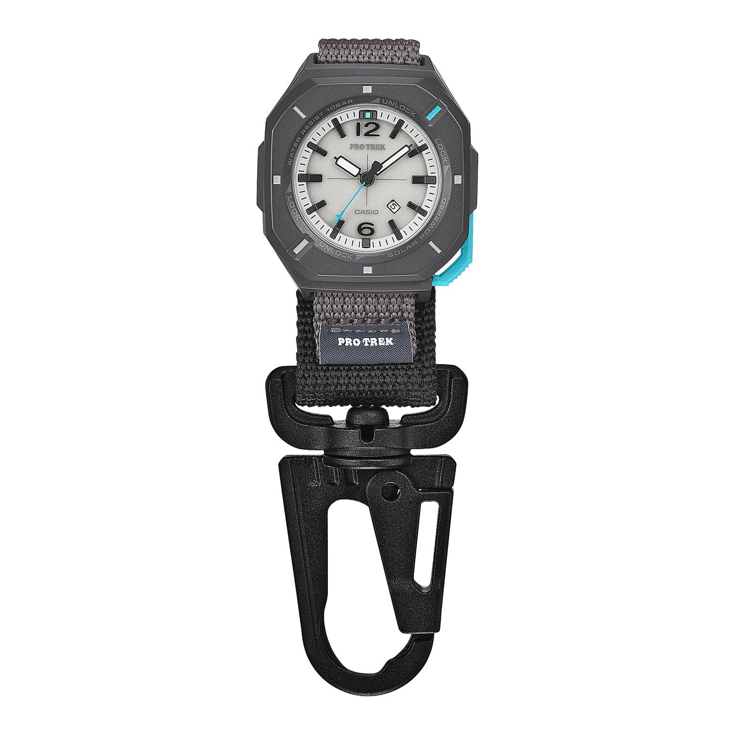 カシオ プロトレック PRO TREK Hiker Line PRJ-01AE-8JR カラビナアタッチメント付属 ソーラー 防水 バイオマスプラスチック アナログ 腕時計 アウトドア キャンプ 登山 トレッキング コンパクト 【0726】※7月10日発売予定
