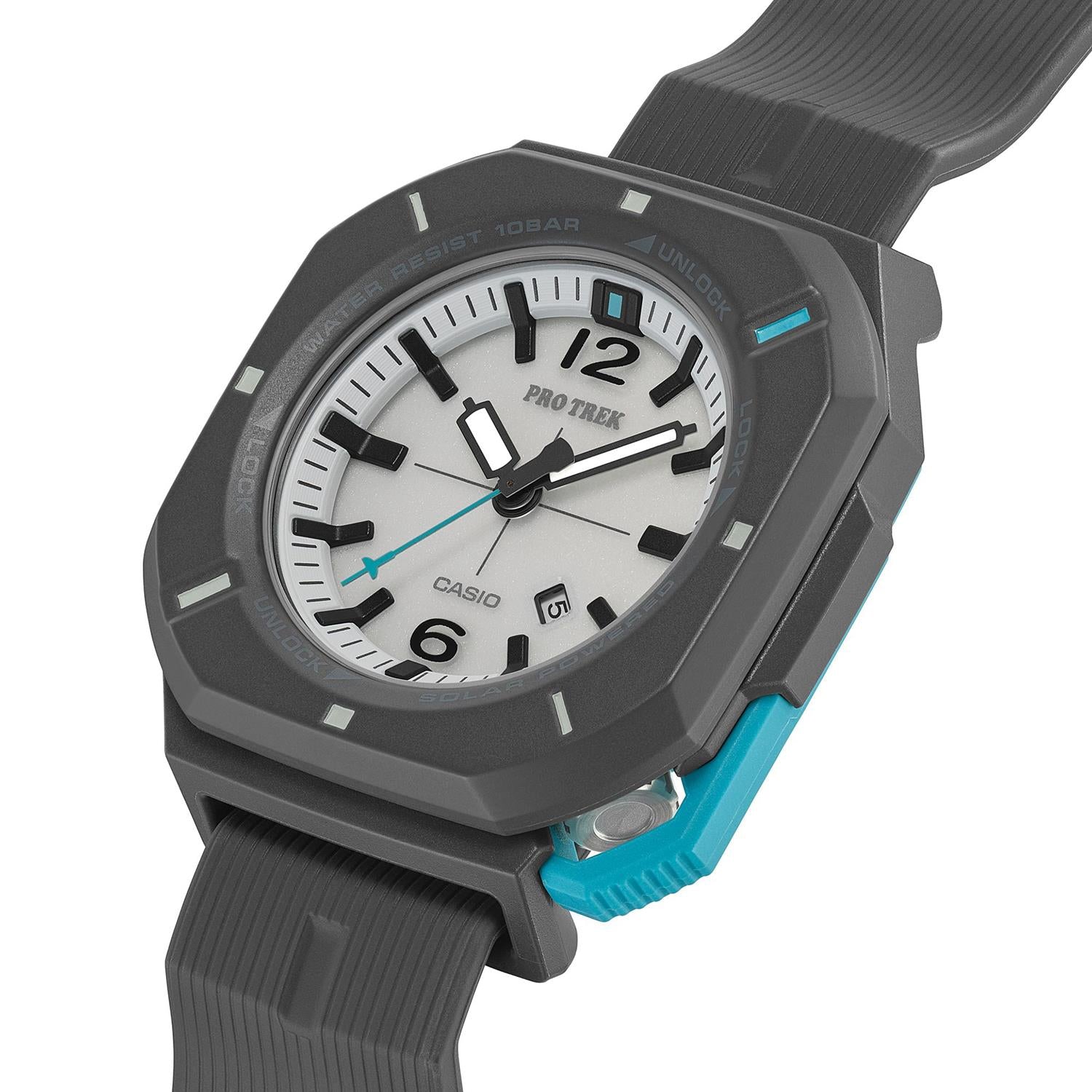 カシオ プロトレック PRO TREK Hiker Line PRJ-01AE-8JR カラビナアタッチメント付属 ソーラー 防水 バイオマスプラスチック アナログ 腕時計 アウトドア キャンプ 登山 トレッキング コンパクト 【0726】※7月10日発売予定