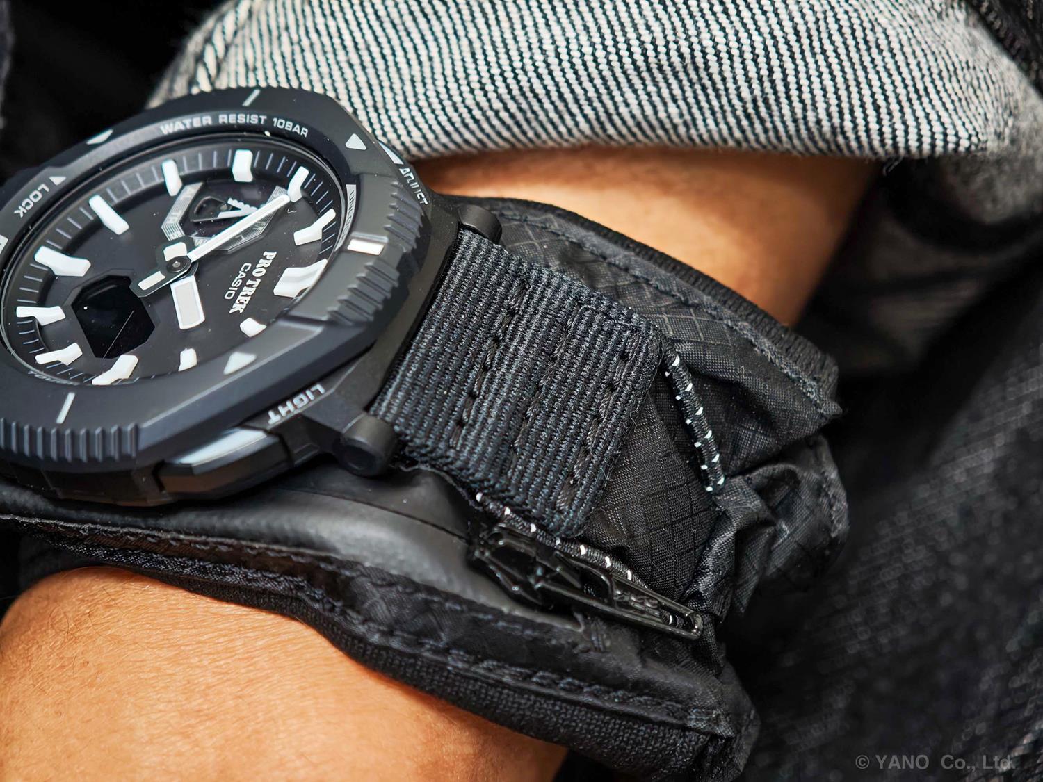 カシオ プロトレック CASIO PRO TREK Hiker Line PRJ-B001EX-1JR ソーラー スマートフォンリンク 10気圧防水 リバーシブルコインケースバンド 腕時計 アウトドア  登山 トレッキング コンパクト 【0826】※8月7日発売予定