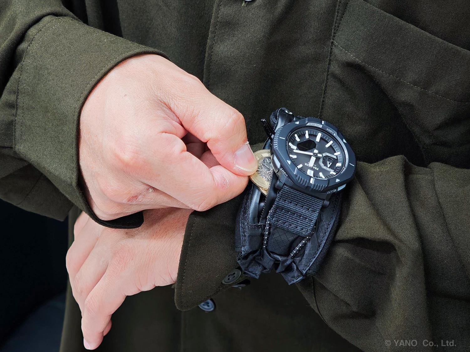 カシオ プロトレック CASIO PRO TREK Hiker Line PRJ-B001EX-1JR ソーラー スマートフォンリンク 10気圧防水 リバーシブルコインケースバンド 腕時計 アウトドア  登山 トレッキング コンパクト 【0826】※8月7日発売予定