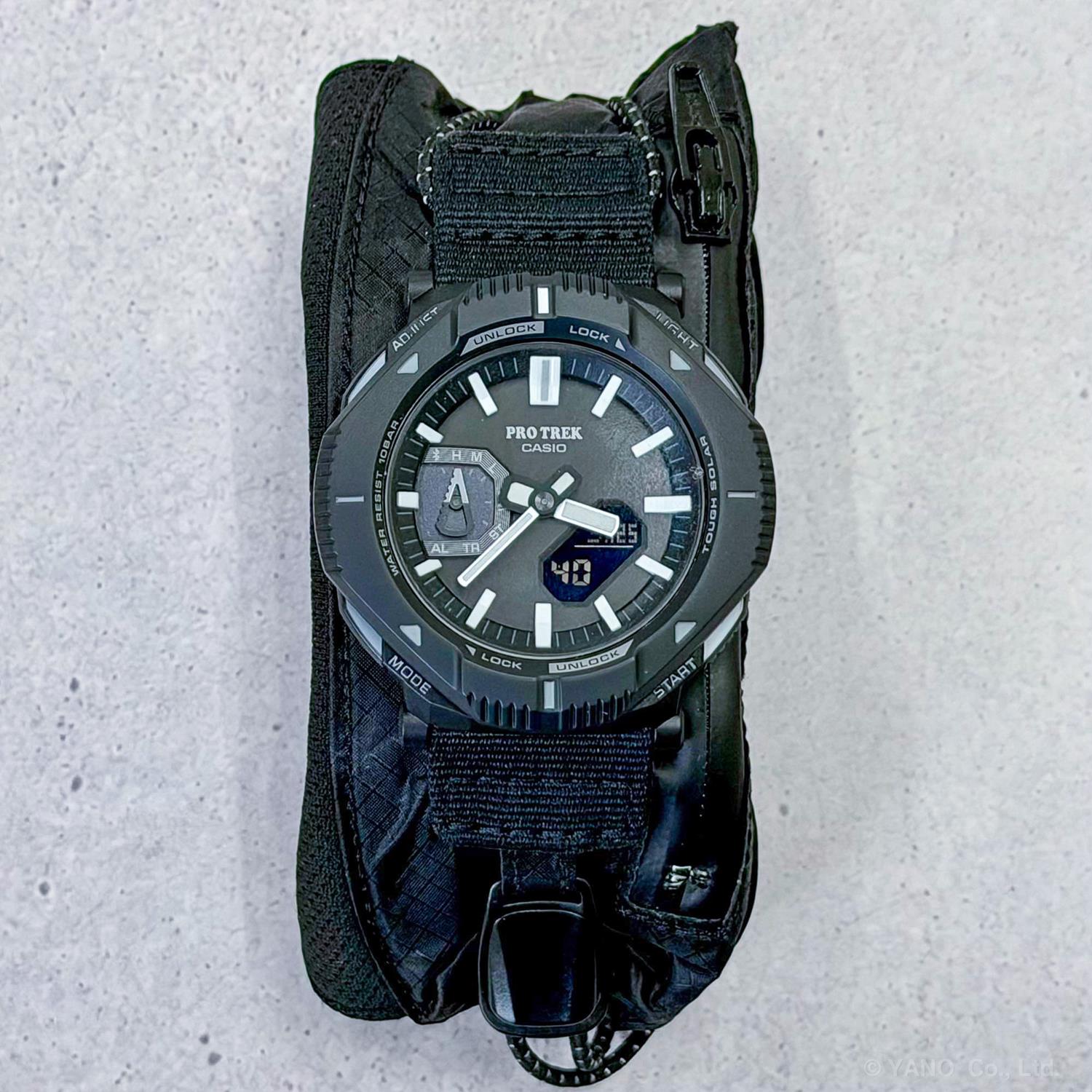 カシオ プロトレック CASIO PRO TREK Hiker Line PRJ-B001EX-1JR ソーラー スマートフォンリンク 10気圧防水 リバーシブルコインケースバンド 腕時計 アウトドア  登山 トレッキング コンパクト 【0826】※8月7日発売予定