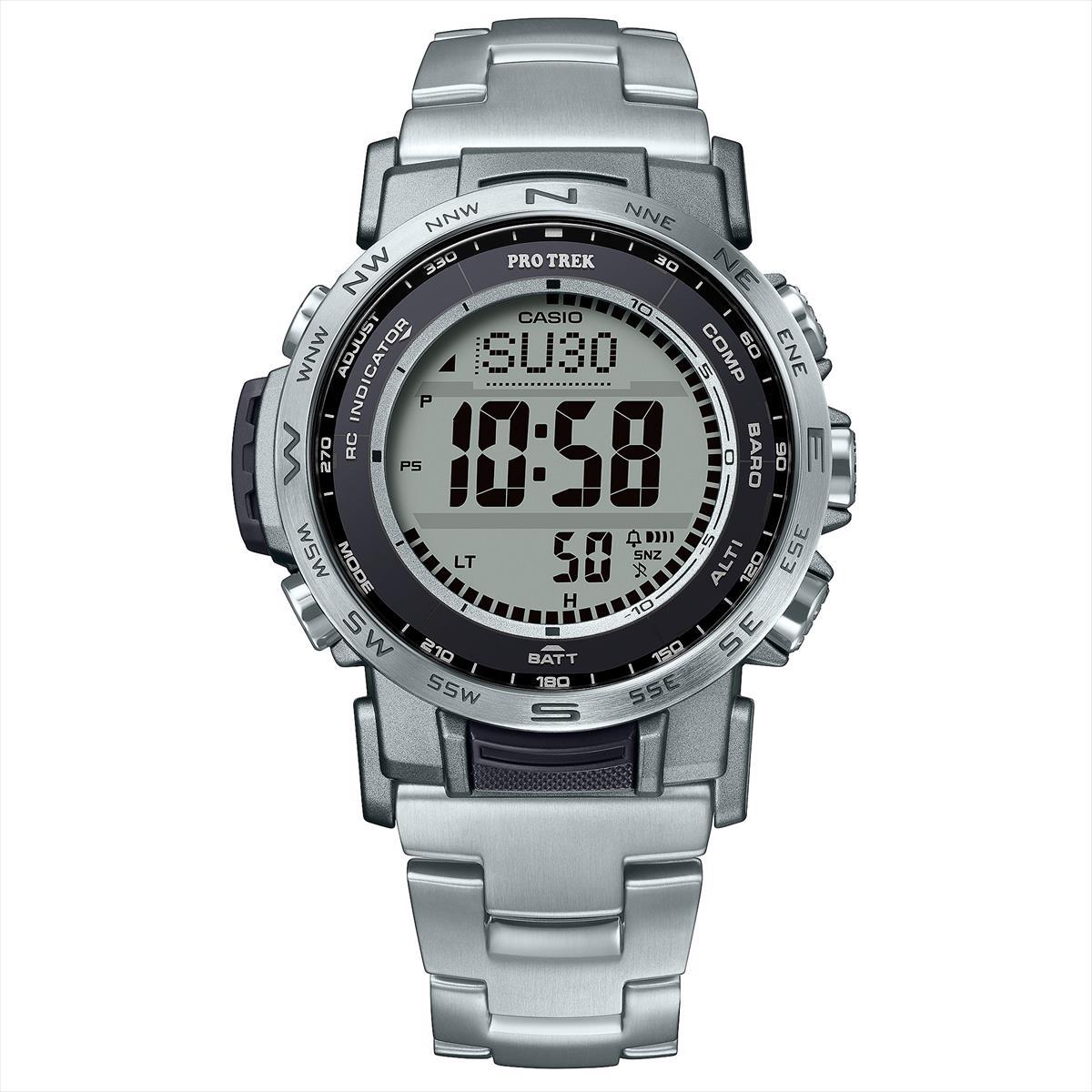 カシオ プロトレック PRW-35TLD-7JF チタンバンド 電波 ソーラー 電波時計 タフソーラー CASIO PRO TREK 【0525】