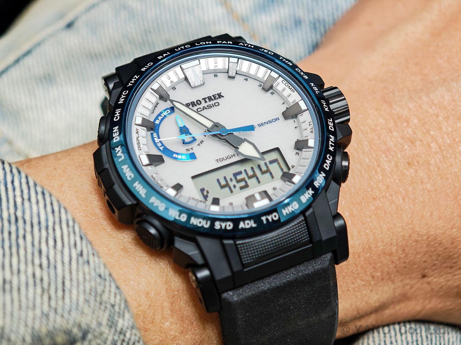 カシオ プロトレック 八幡平 ドラゴンアイ  PRW-61D-2JF 電波ソーラー トリプルセンサー 登山用 腕時計 クライマーライン CASIO PRO TREK Climber Line  【0526】※5月15日発売予定