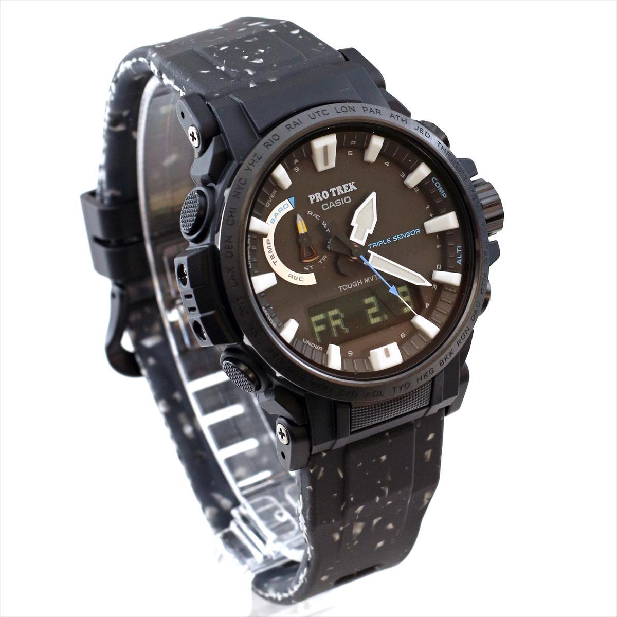 カシオ プロトレック 日本自然保護協会コラボ  PRW-61NJ-1JR イヌワシと大水上山の雪渓 バイオマスプラスチック CASIO PRO TREK 【0324】