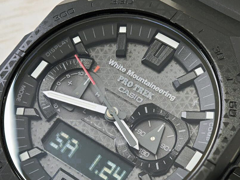 カシオ プロトレック ホワイトマウンテニアリング コラボ PRW-B1000WM-1JR マットブラック 電波ソーラー Bluetooth CASIO PRO TREK 【0226】【rx01】