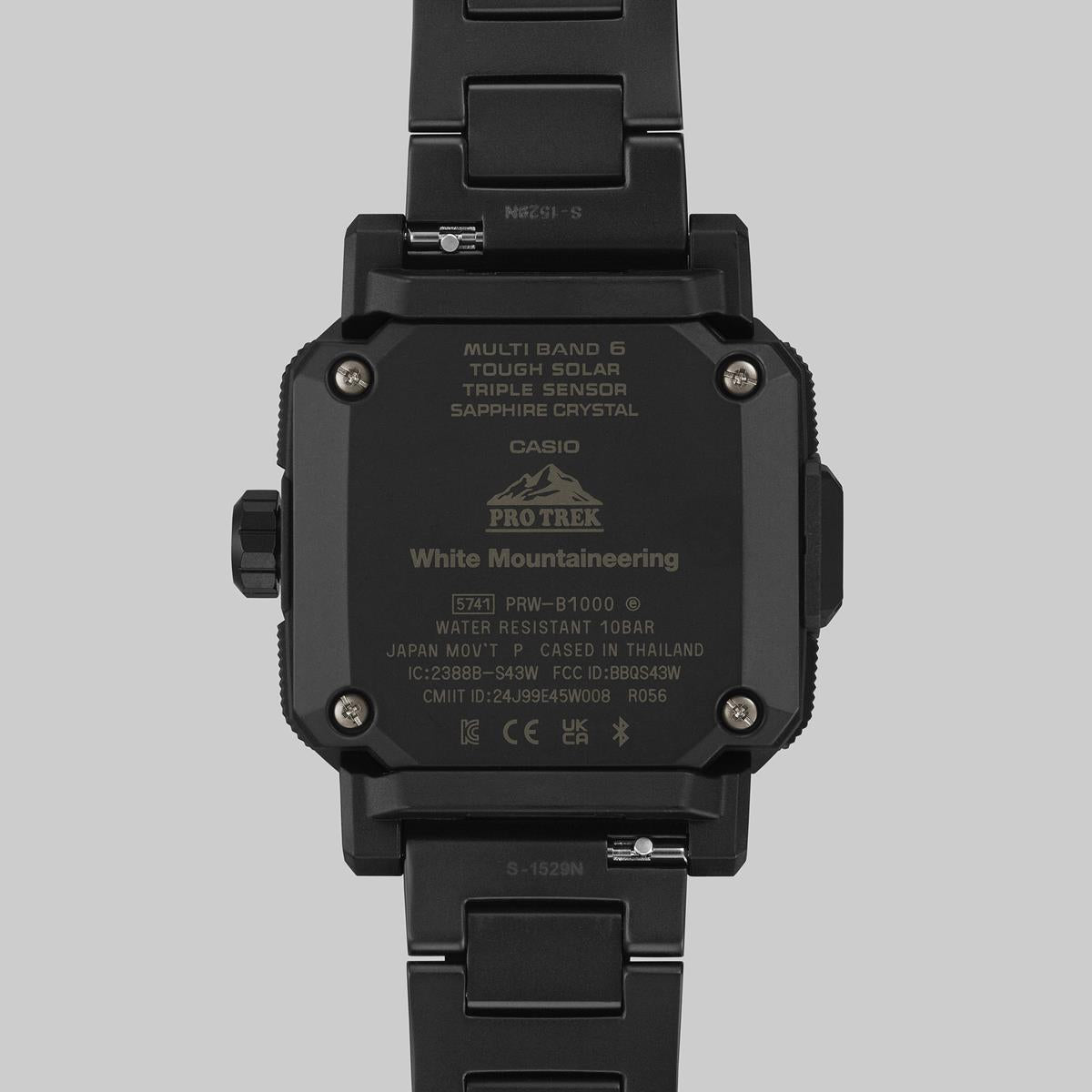 カシオ プロトレック ホワイトマウンテニアリング コラボ PRW-B1000WM