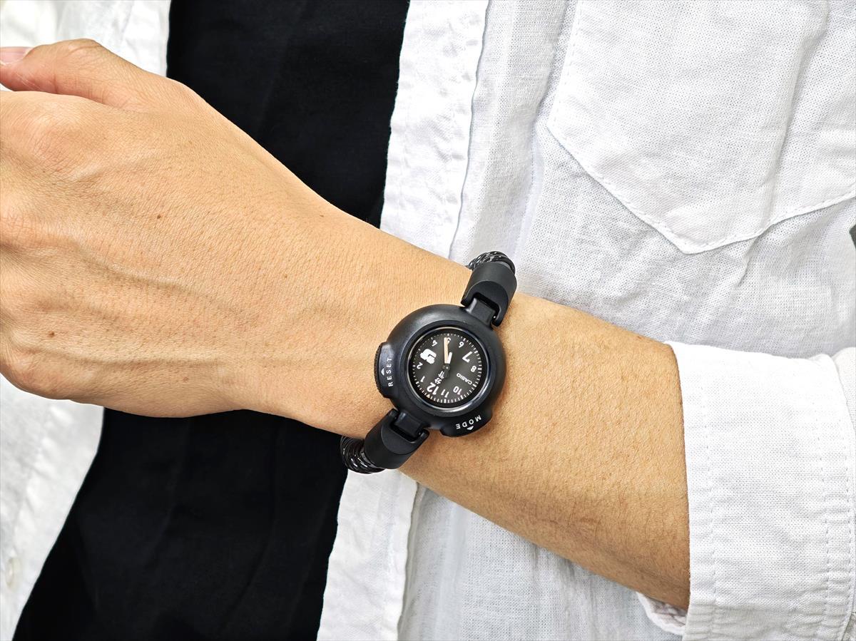 CASIO カシオ "サ時計" SAN-100H-1BJR サウナ専用 腕時計 12分計 5気圧防水 伸縮カールバンド 【cx01】【1025】【店頭受取可能商品】