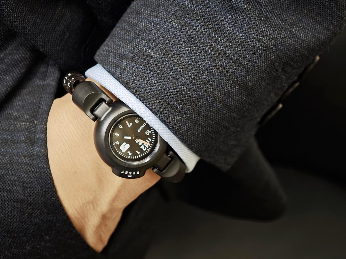 CASIO カシオ "サ時計" SAN-100H-1BJR サウナ専用 腕時計 12分計 5気圧防水 伸縮カールバンド 【cx01】【1025】【店頭受取可能商品】