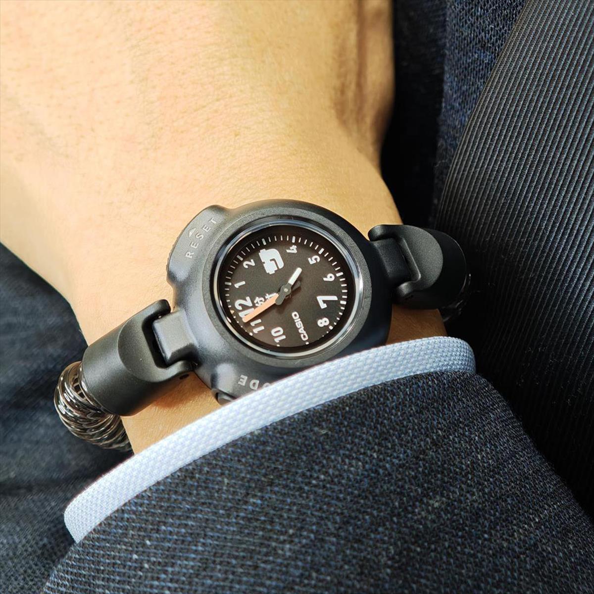 CASIO カシオ "サ時計" SAN-100H-1BJR サウナ専用 腕時計 12分計 5気圧防水 伸縮カールバンド 【cx01】【1025】【店頭受取可能商品】