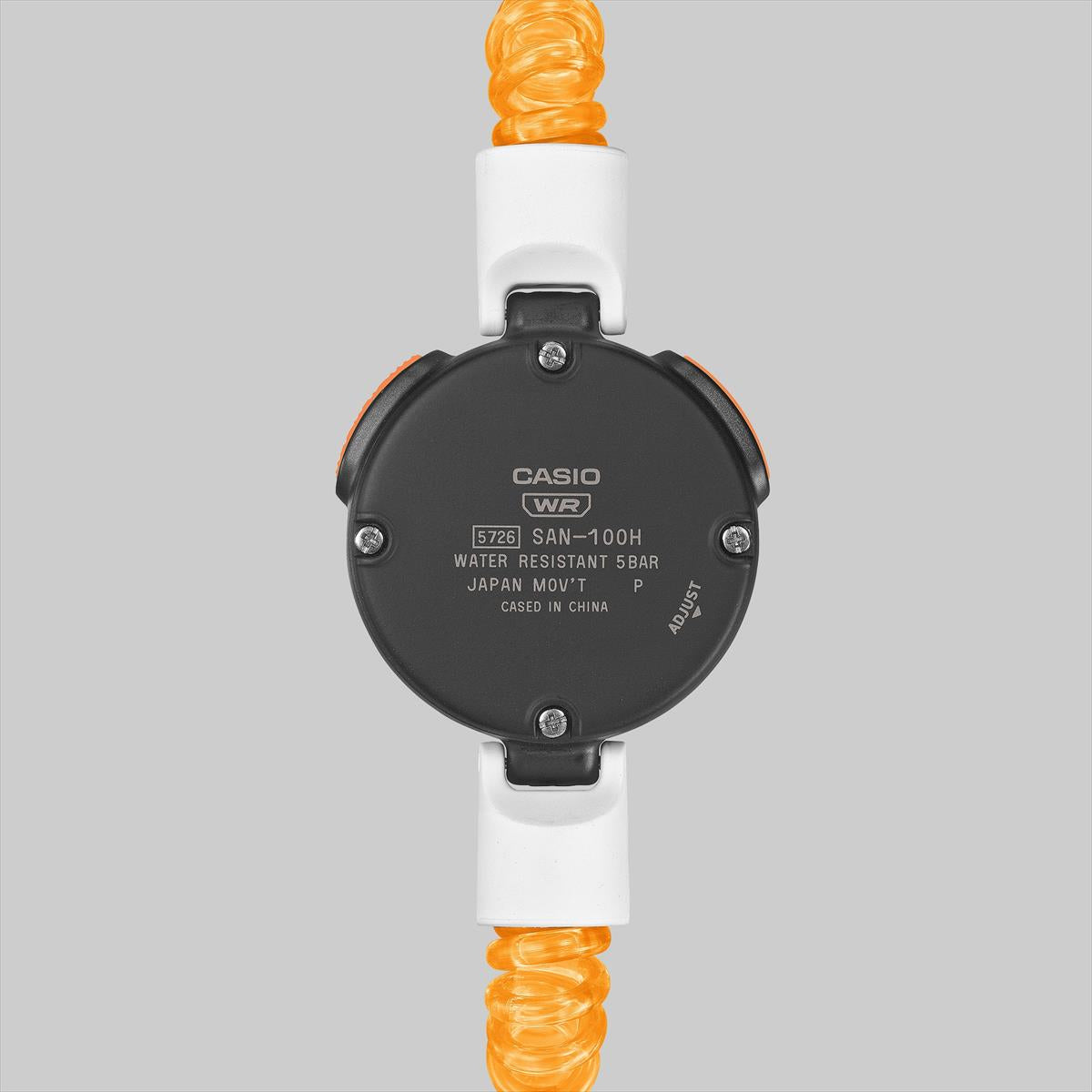 CASIO カシオ "サ時計" SAN-100H-7BJR サウナ専用 腕時計 12分計 5気圧防水 伸縮カールバンド 【cx01】【1025】【店頭受取可能商品】