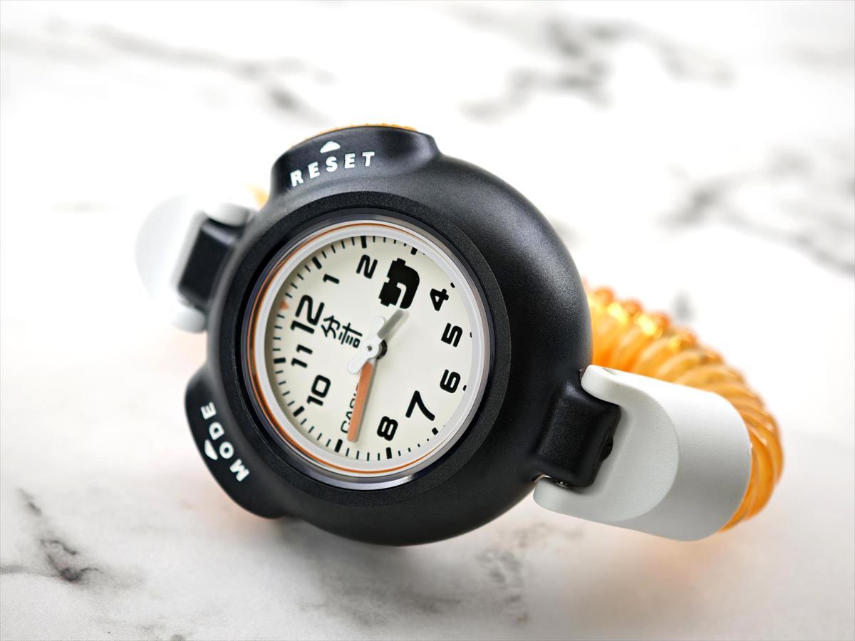 CASIO カシオ "サ時計" SAN-100H-7BJR サウナ専用 腕時計 12分計 5気圧防水 伸縮カールバンド 【cx01】【1025】【店頭受取可能商品】