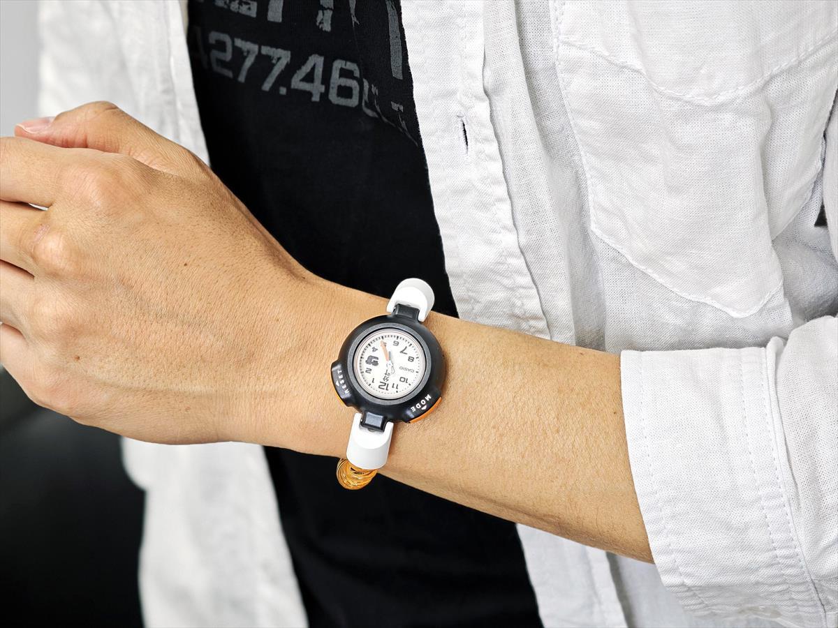 CASIO カシオ "サ時計" SAN-100H-7BJR サウナ専用 腕時計 12分計 5気圧防水 伸縮カールバンド 【cx01】【1025】【店頭受取可能商品】