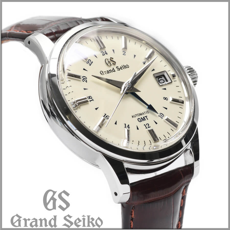 グランドセイコー SBGM221  自動巻き 9S66 メカニカル GMT クロコダイル  Grand Seiko セイコー