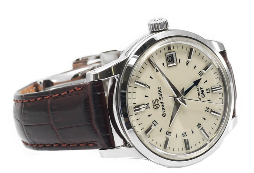 グランドセイコー エレガンスコレクション SBGM221  自動巻き 9S66 メカニカル GMT クロコダイル  Grand Seiko