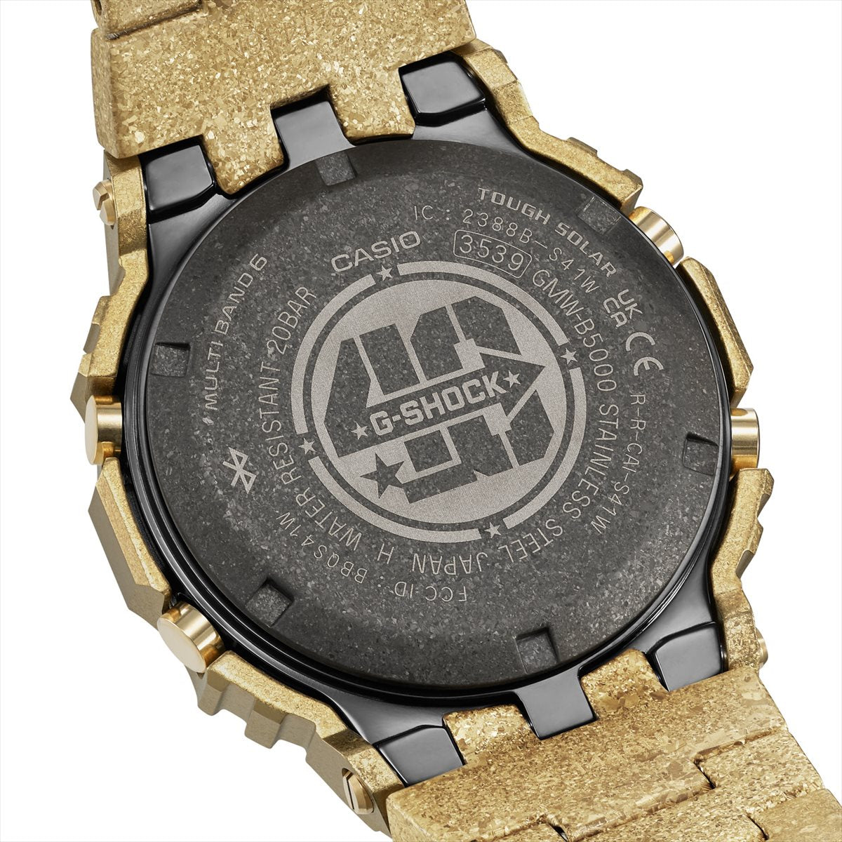 カシオ Gショック  GMW-B5000PG-9JR G-SHOCK 40周年限定 RECRYSTALLIZED フルメタル  スマートフォンリンク G-SHOCK CASIO